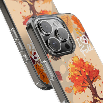 Clear Phone Case – Fall in Love