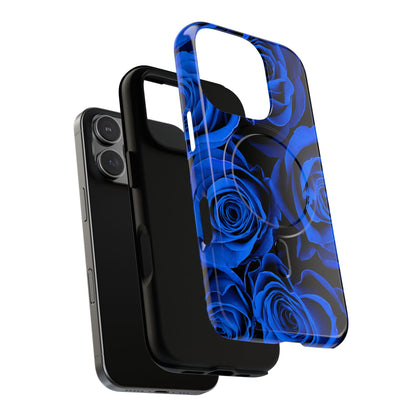 Protective Magnetic Phone Case – Midnight Bloom