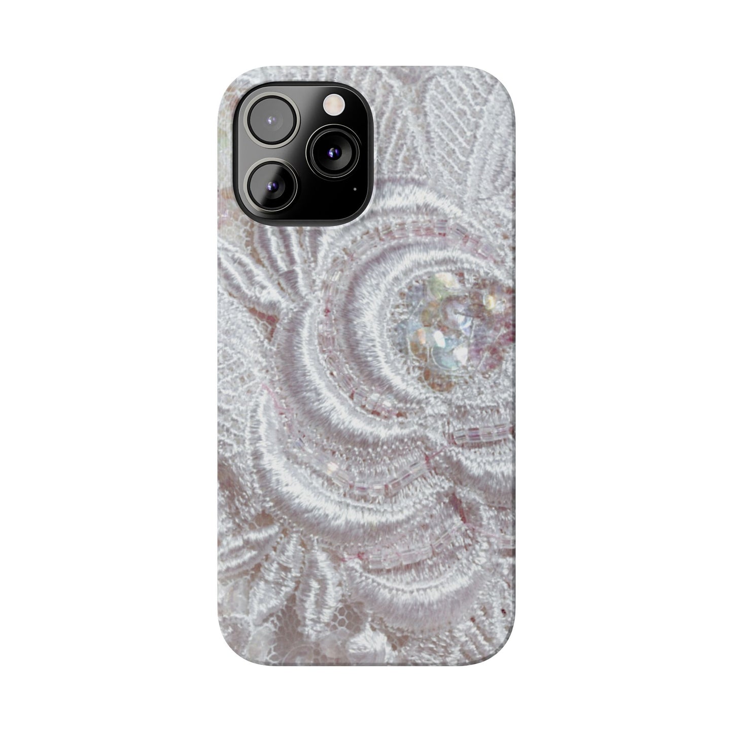 Slim Phone Case – Lace Veil