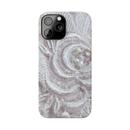 Slim Phone Case – Lace Veil