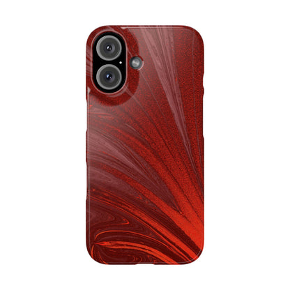 Slim Phone Case — Crimson Current