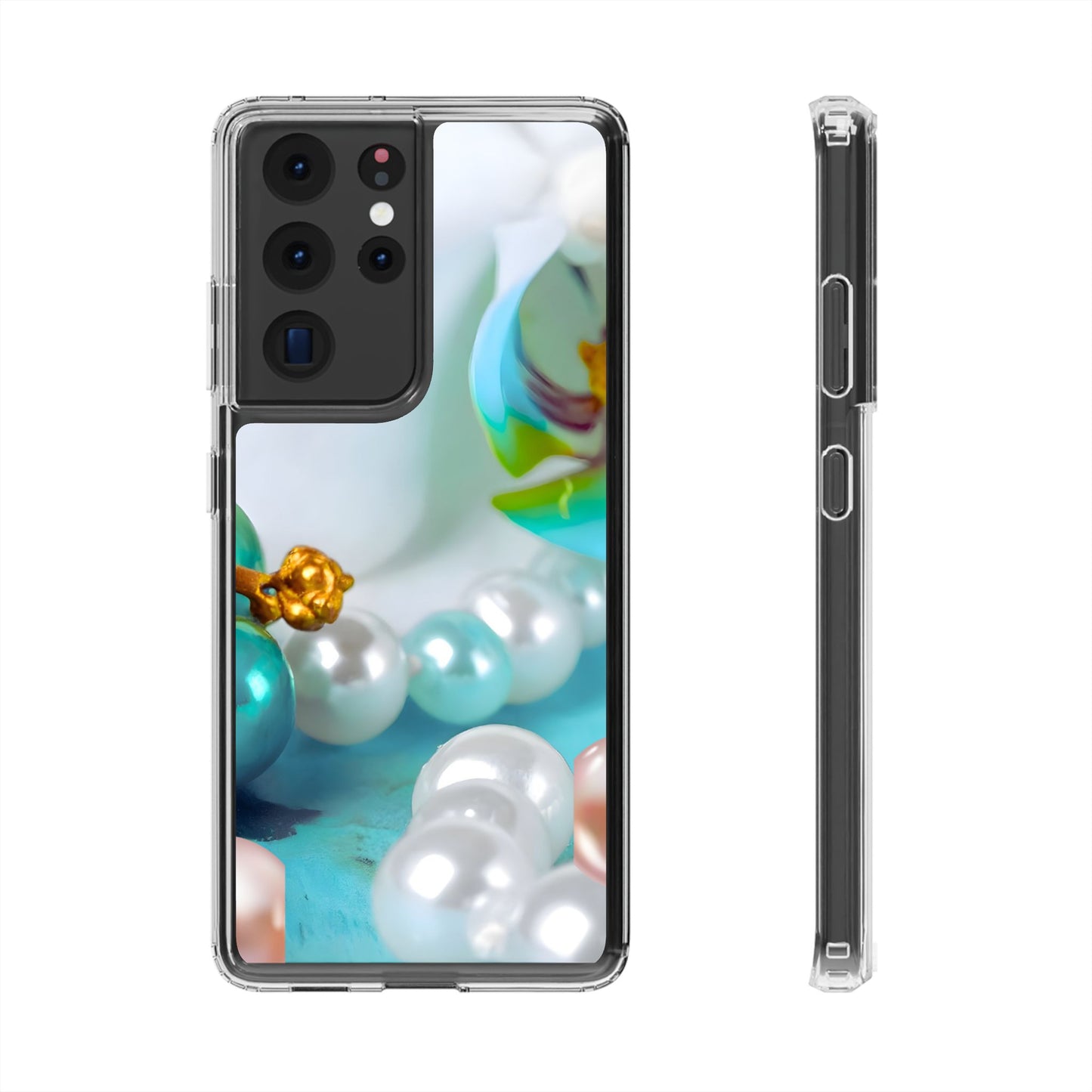 Clear Phone Case – Mermaid's Pearl