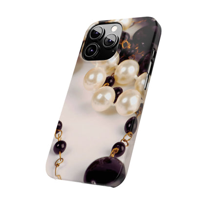 Slim Phone Case – Noir Pearl