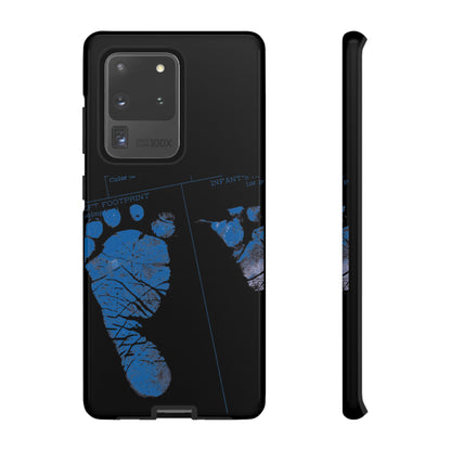 Protective Phone Case – Mom’s Little Blue Footprints