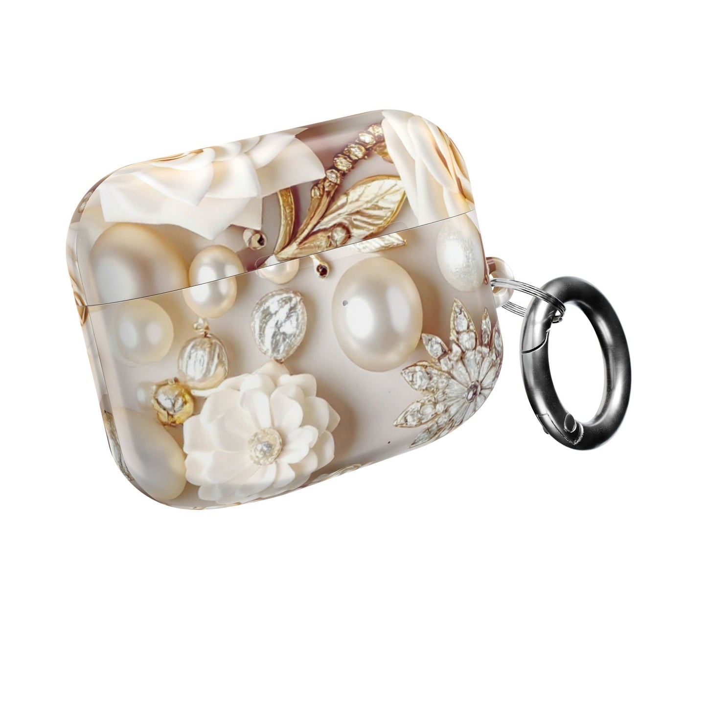Earbud Case Cover – Ivory Opulence