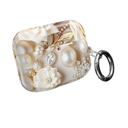 Earbud Case Cover – Ivory Opulence