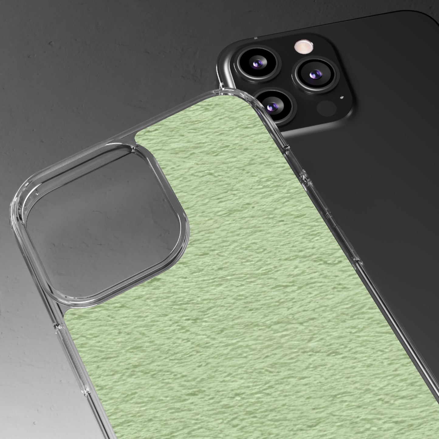 Clear Phone Case – Matcha Wash