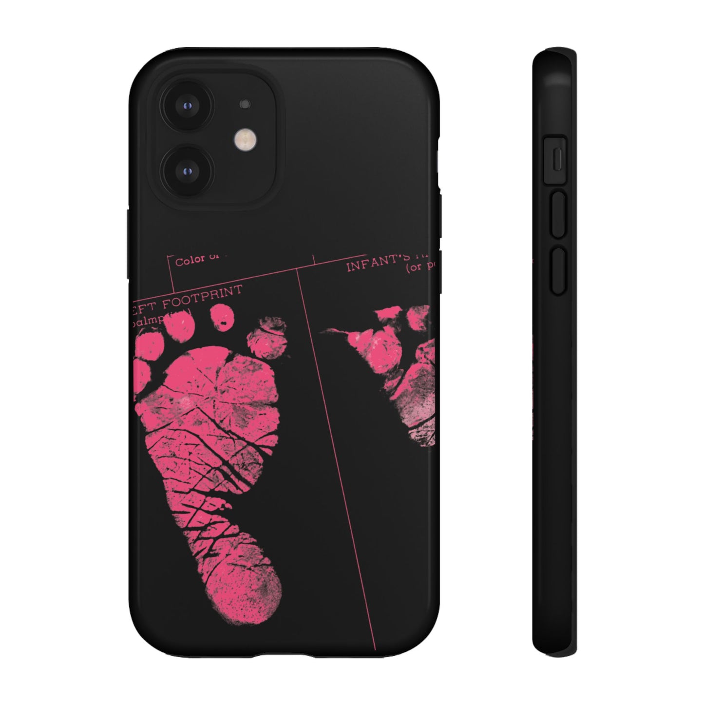 Protective Phone Case – Mom’s Little Pink Footprints
