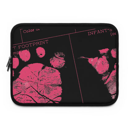 Laptop Sleeve – Mom’s Little Pink Footprints