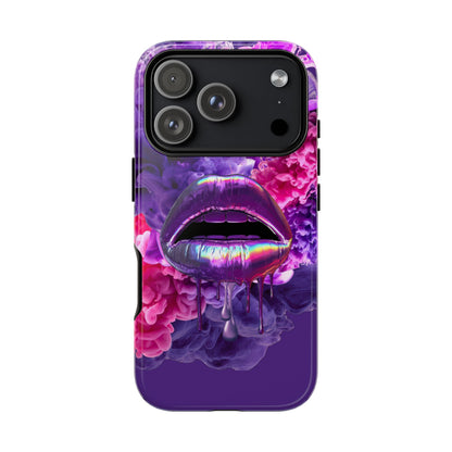 Protective Phone Case – Purple Haze Lips