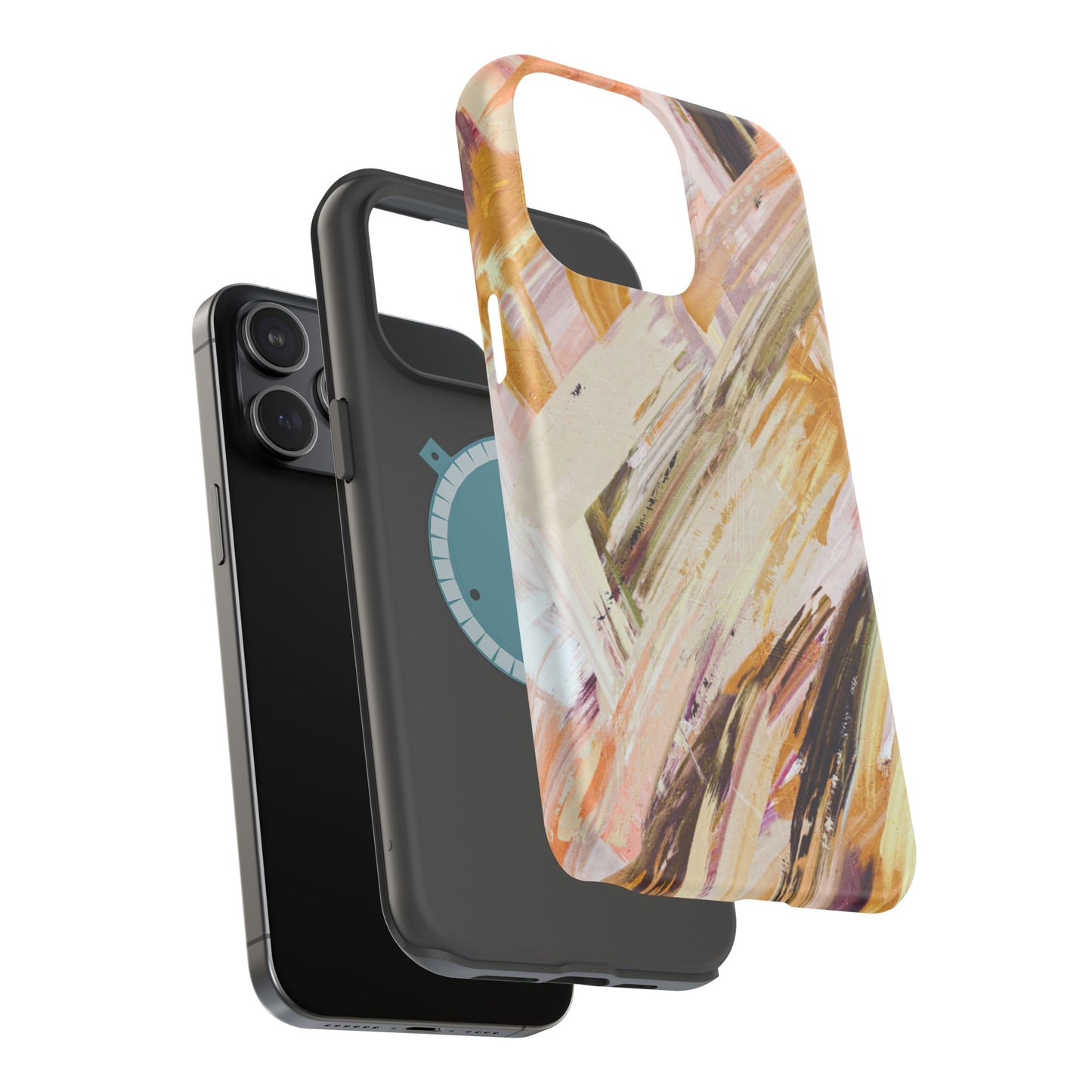 Wireless-Charging Compatible Case – Brush & Bronze