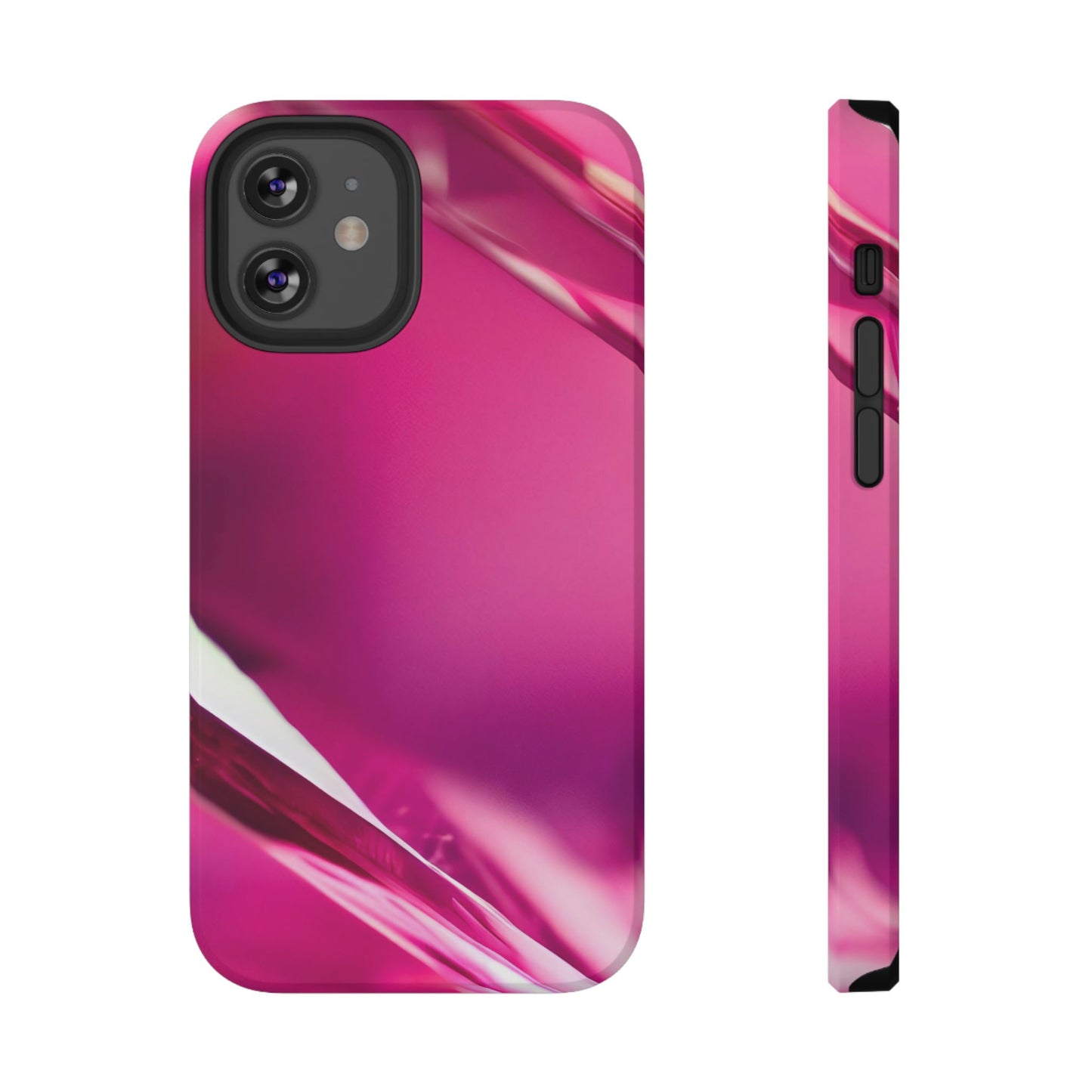 Impact-Resistant Phone Case – Magenta Motion