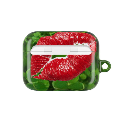 Earbud Case Cover – Lucky Clover Shamrock Kiss