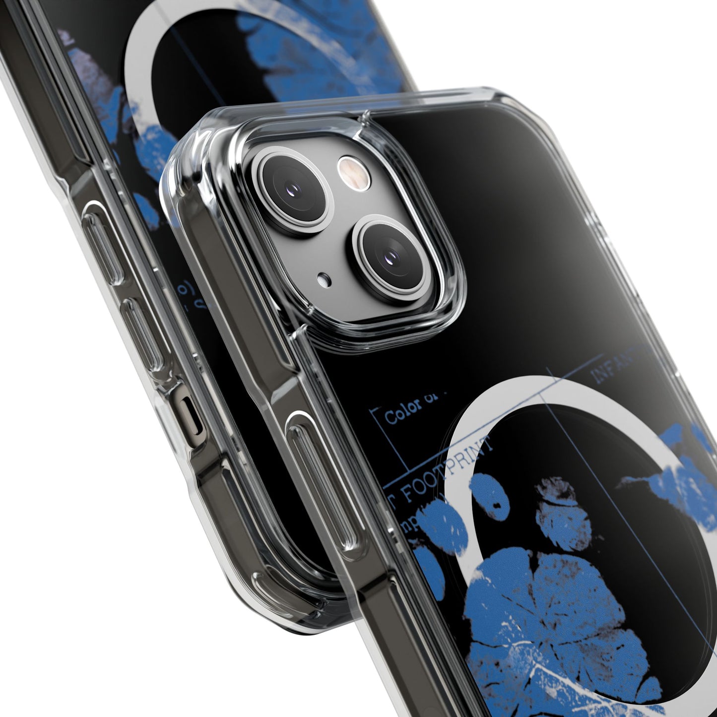 Clear Magnetic Phone Case – Mom’s Little Blue Footprints