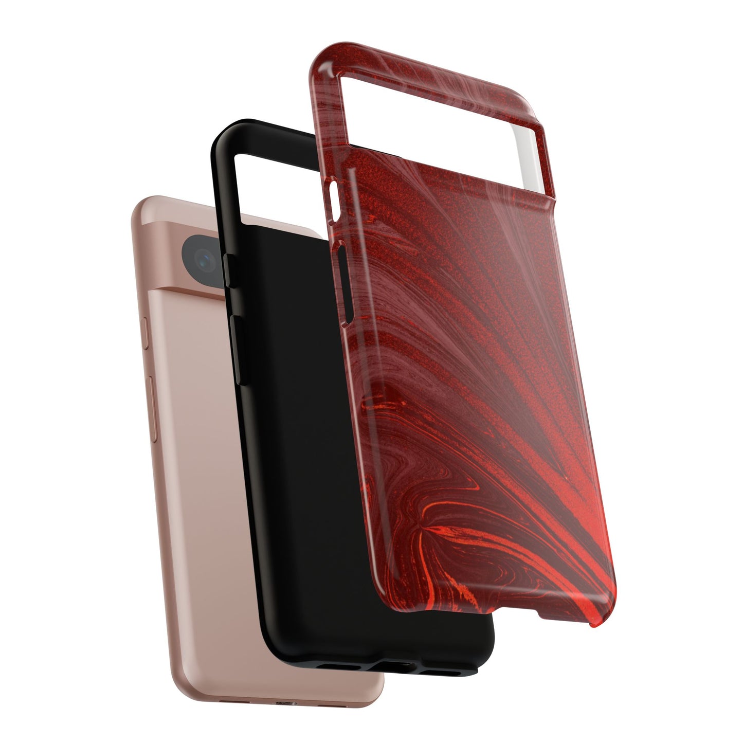 Protective Phone Case – Crimson Current