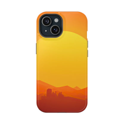 Wireless-Charging Compatible Case – Desert Sunrise