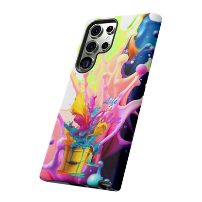Color Splash Phone Case — “Life in Color” Protective Tough Case