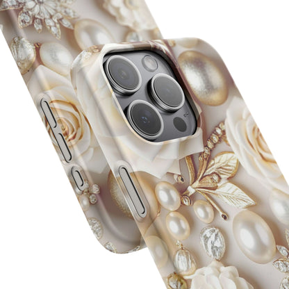 Snap Phone Case – Ivory Opulence