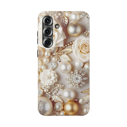 Impact-Resistant Phone Case – Ivory Opulence