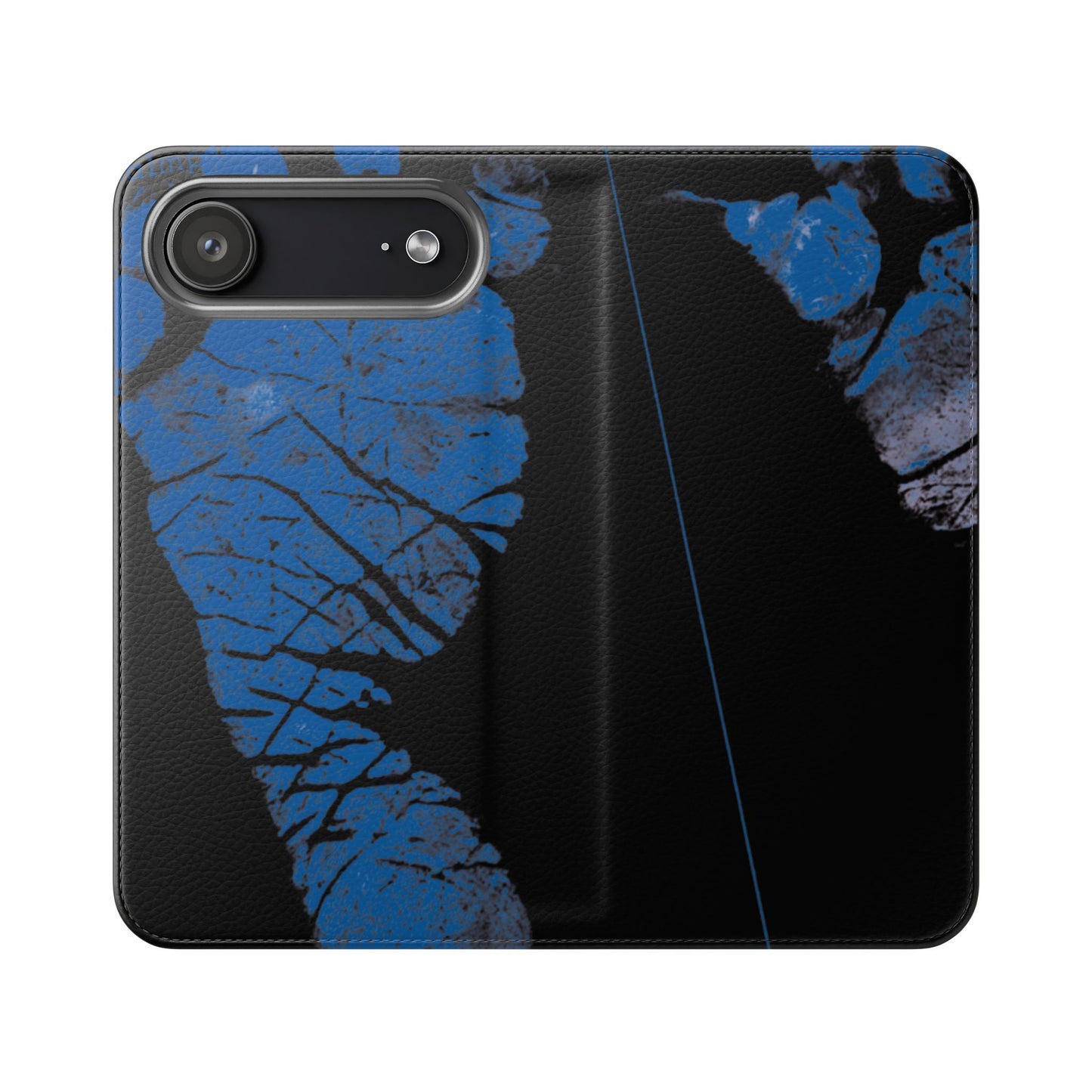 Flip Case – Mom’s Little Blue Footprints