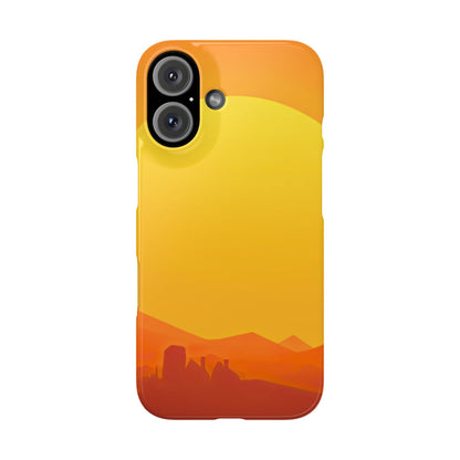 Slim Phone Case – Desert Sunrise