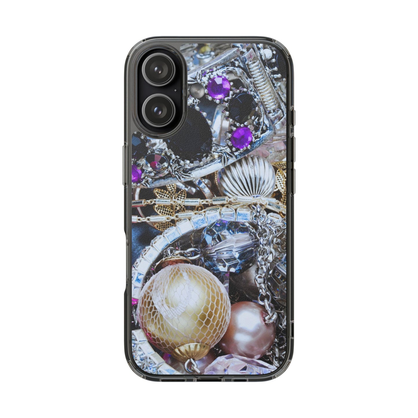 Clear Phone Case – Chrome Jewel