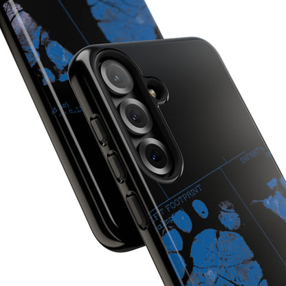 Protective Phone Case – Mom’s Little Blue Footprints