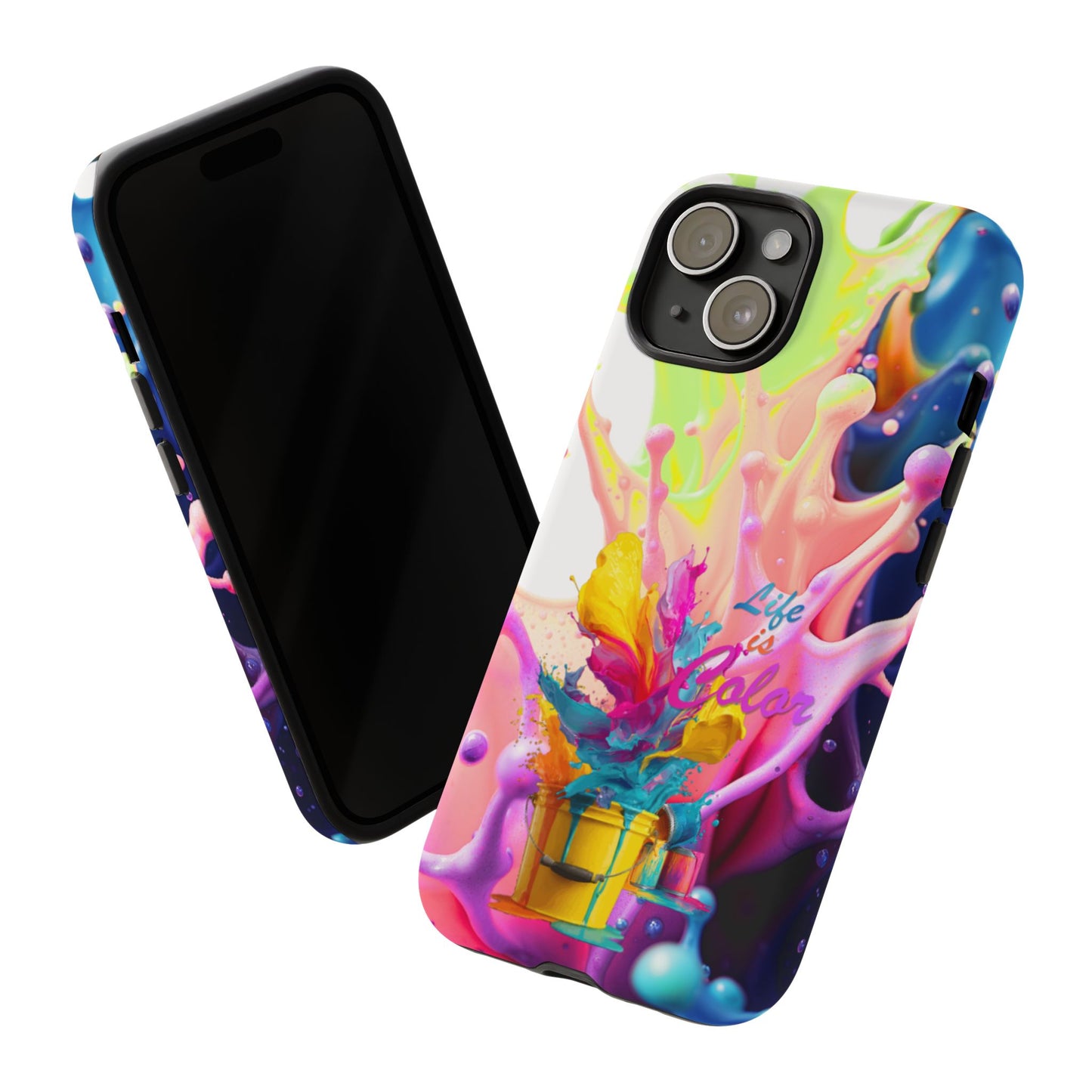 Color Splash Phone Case — “Life in Color” Protective Tough Case