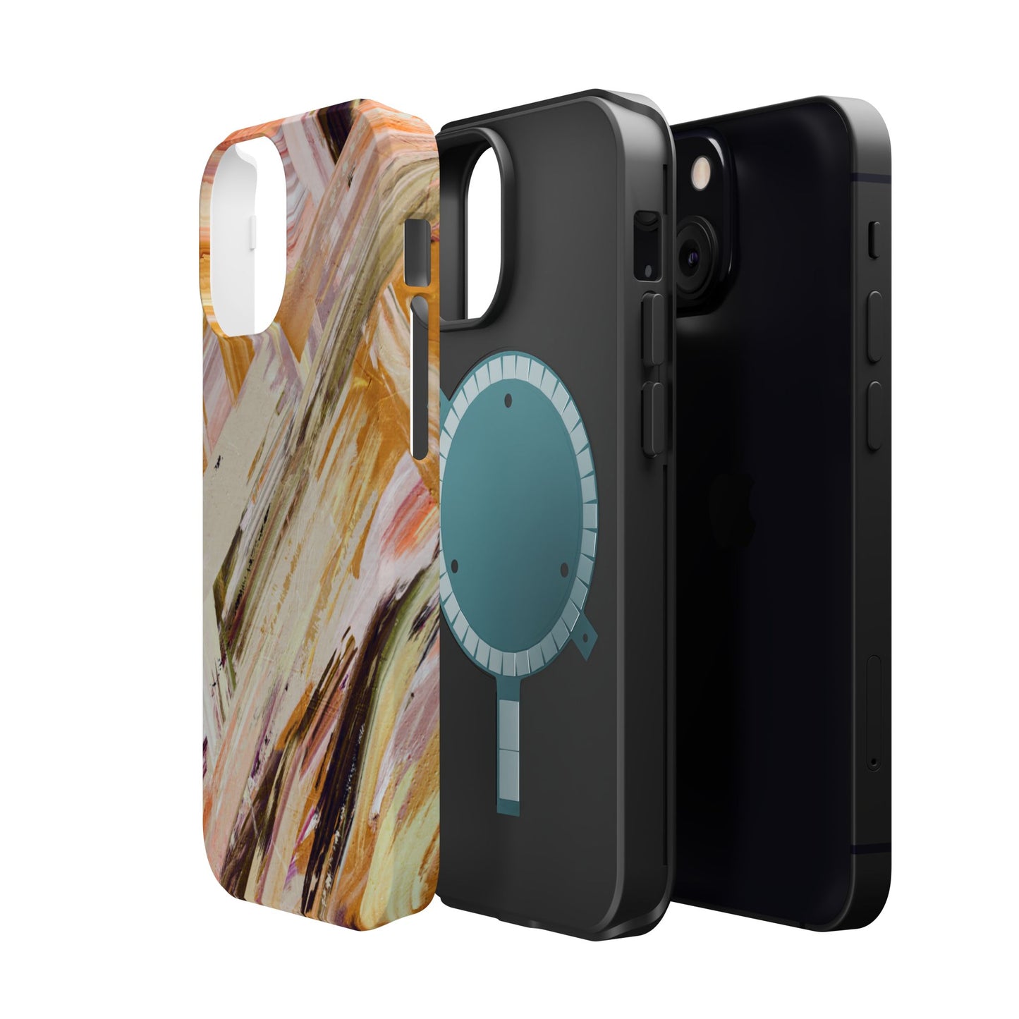 Wireless-Charging Compatible Case – Brush & Bronze