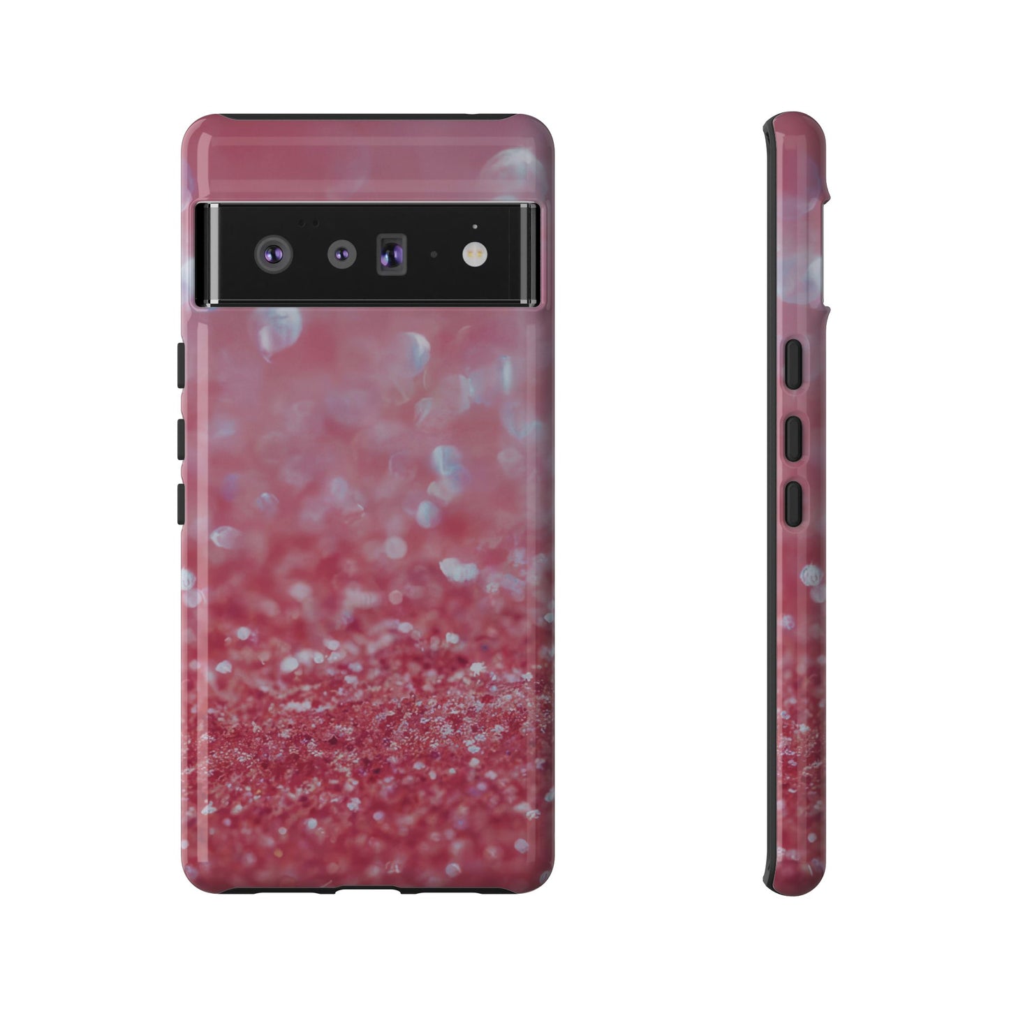 Protective Phone Case – Rosé Sparkle