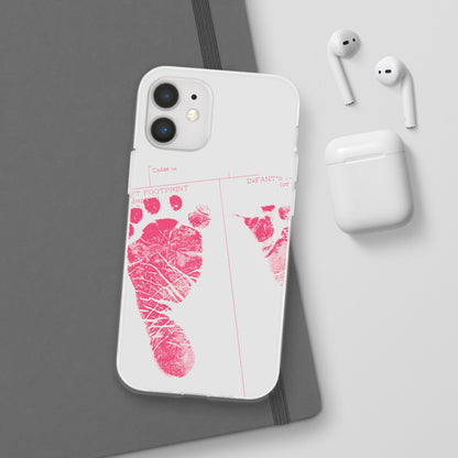 Flexi Case – Mom’s Little Pink Footprints