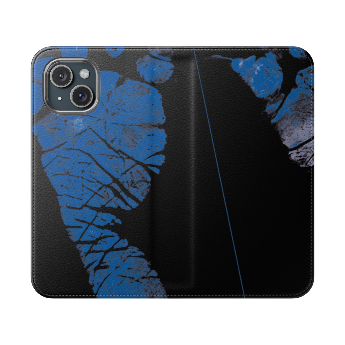 Flip Case – Mom’s Little Blue Footprints