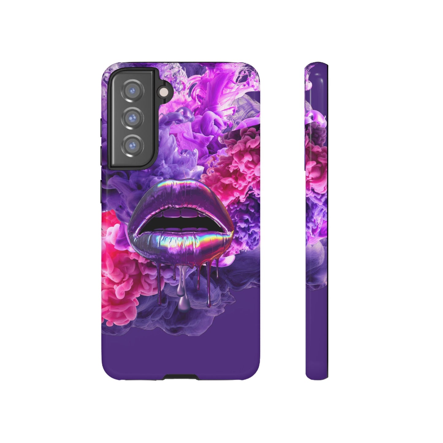 Protective Phone Case – Purple Haze Lips