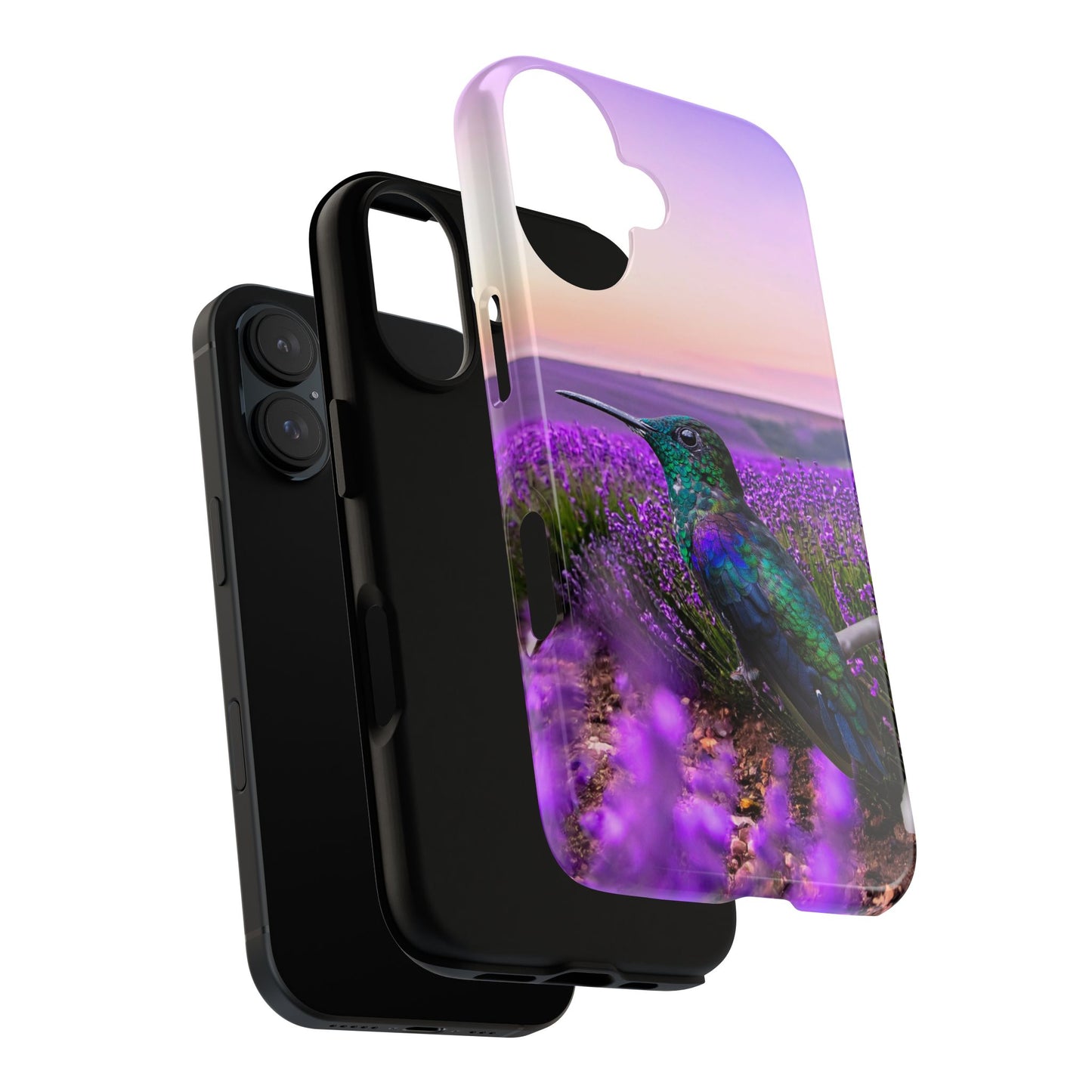 Protective Phone Case – Hummingbird Reverie