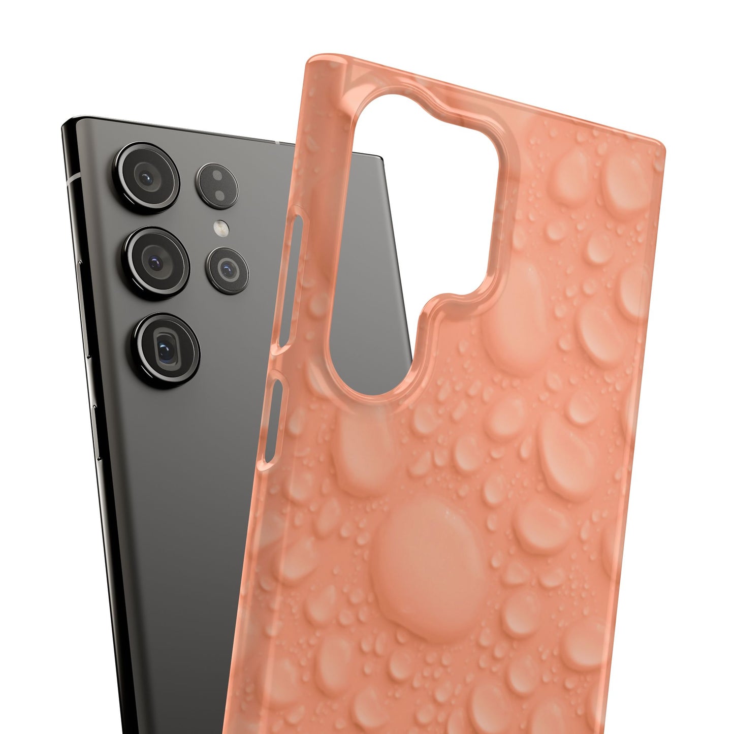 Snap Phone Case – Apricot Rain