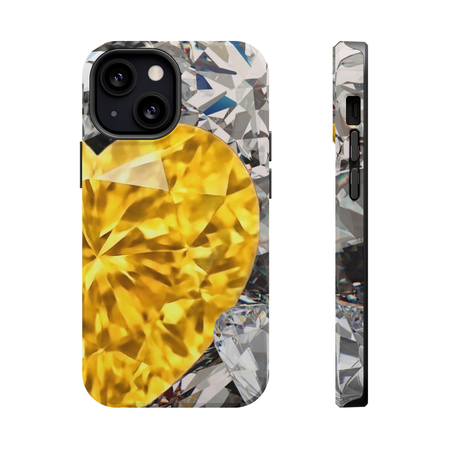 Wireless-Charging Compatible Case – Heart of Gold