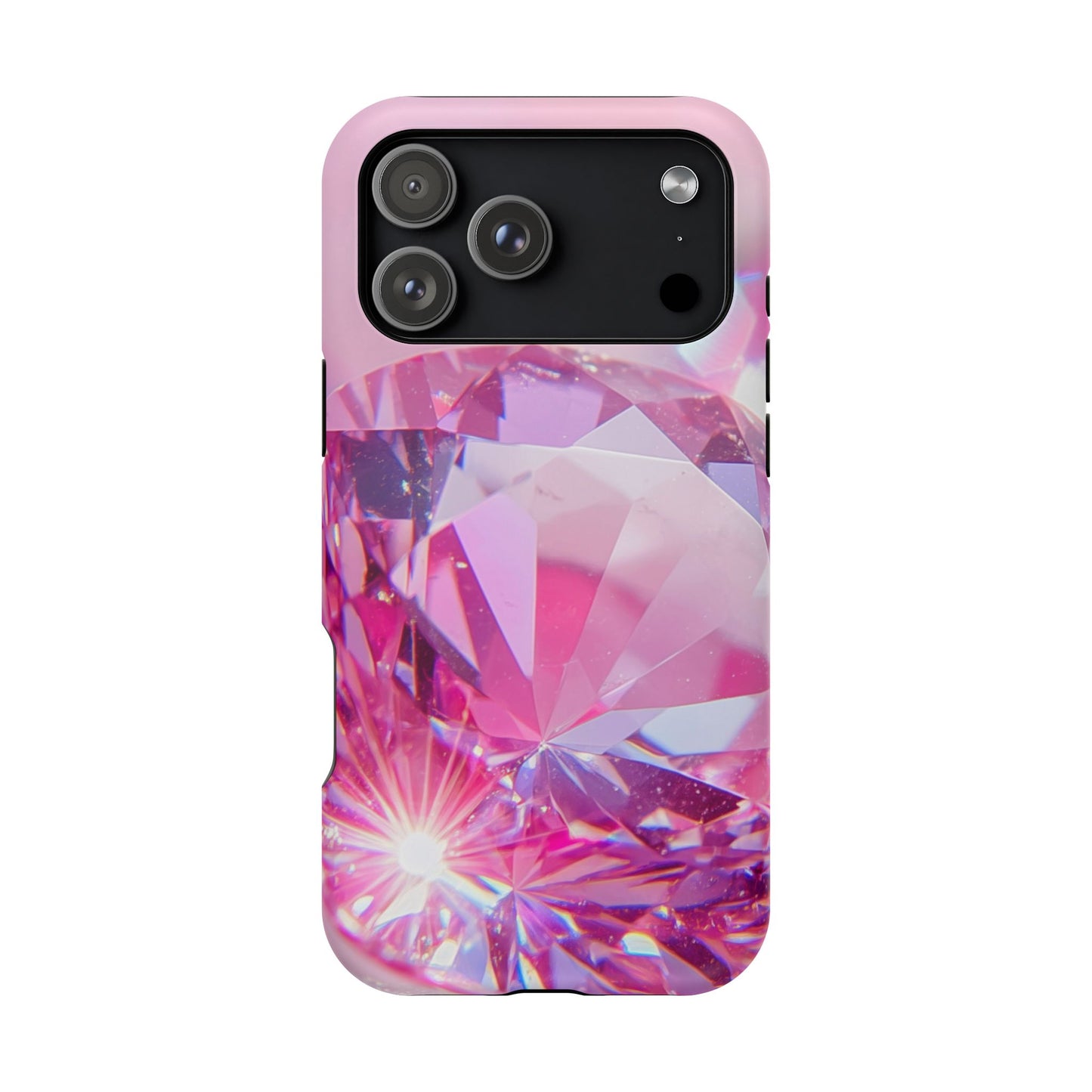 Wireless-Charging Compatible Case – Pink Ice