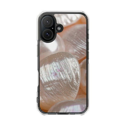 Clear Magnetic Phone Case – Blush Pearl