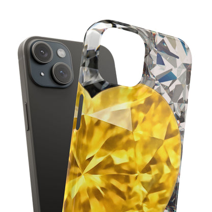 Snap Phone Case – Heart of Gold