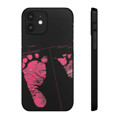 Snap Phone Case – Mom’s Little Pink Footprints