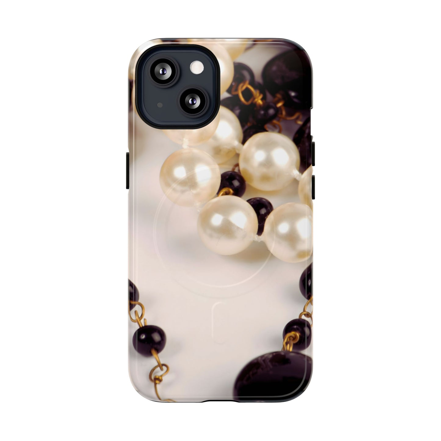 Protective Magnetic Phone Case – Noir Pearl