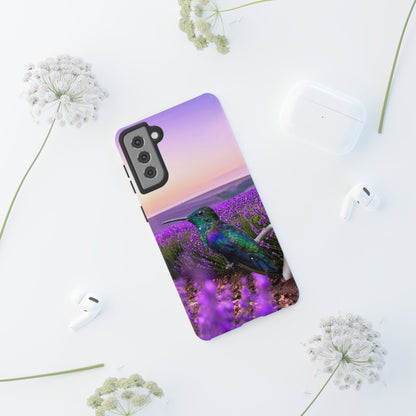 Protective Phone Case – Hummingbird Reverie