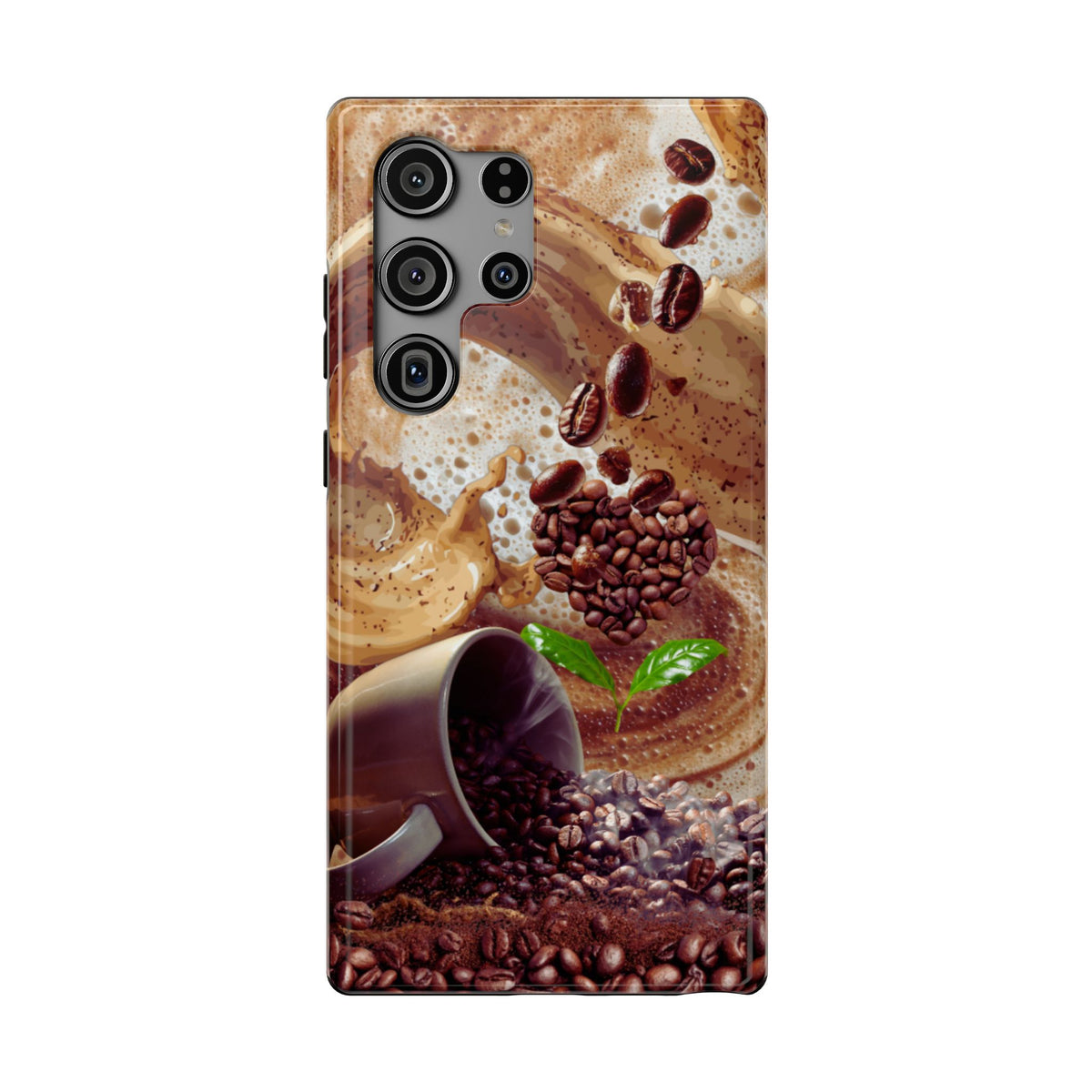 Impact-Resistant Phone Case – Love at First Sip – Compatible with iPhone 11–17 & Samsung Galaxy S22–S26 Series