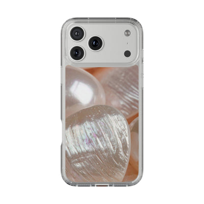 Clear Phone Case – Blush Pearl