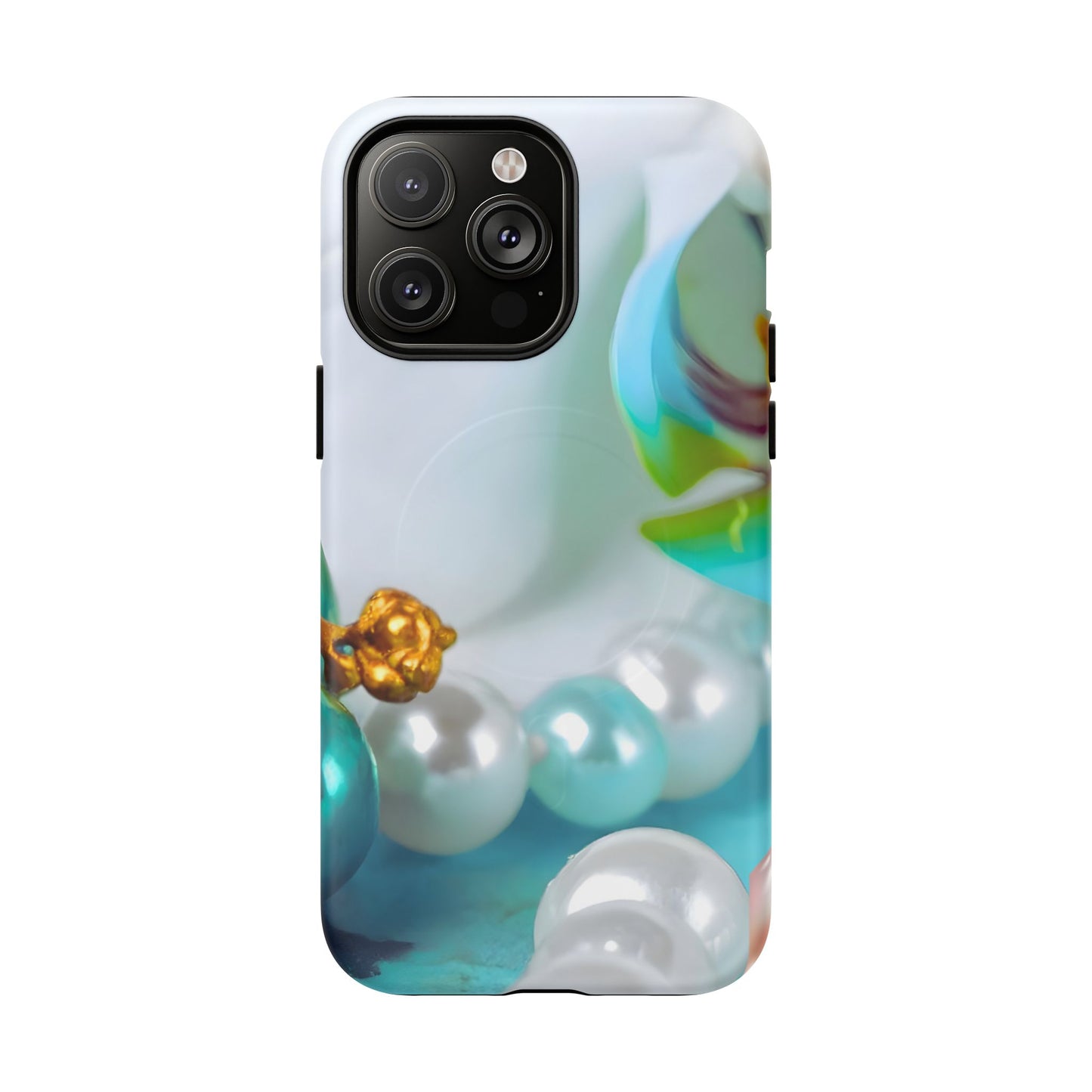 Protective Magnetic Phone Case – Mermaid's Pearl