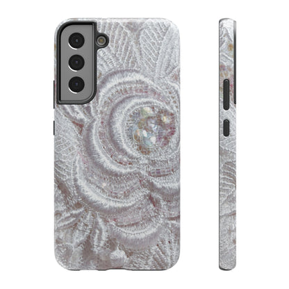 Impact-Resistant Phone Case – Lace Veil