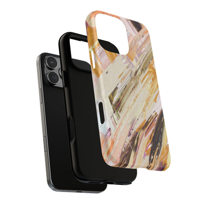 Protective Magnetic Phone Case – Brush & Bronze