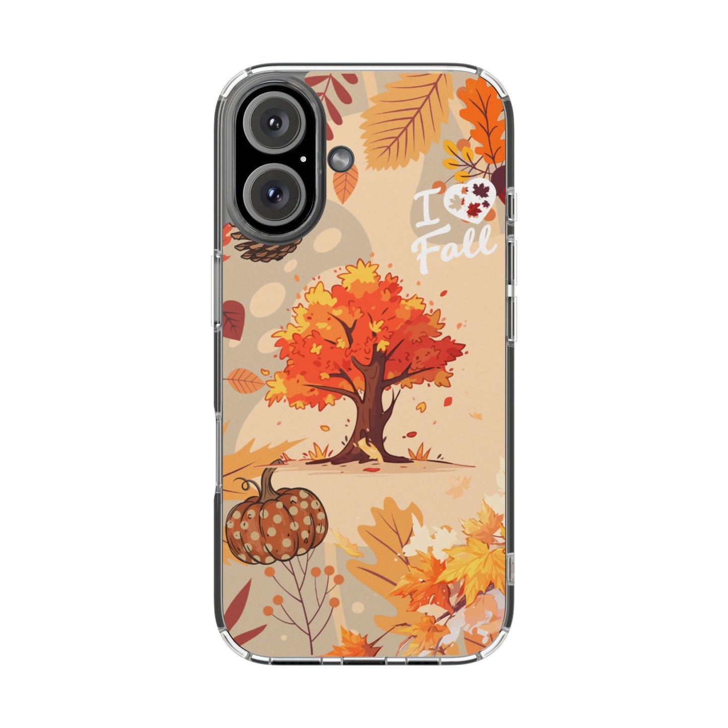 Clear Phone Case – Fall in Love