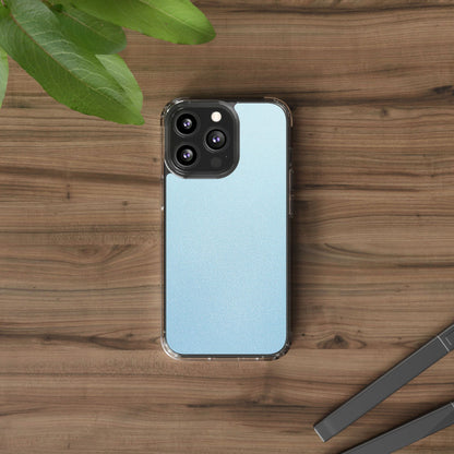Clear Phone Case – Blue Whisper