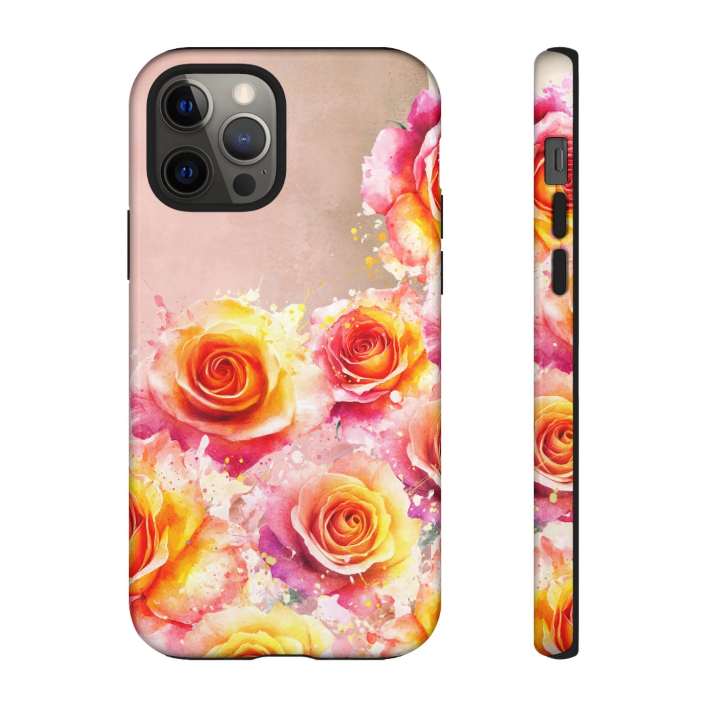 Protective Phone Case – Sunset Roses